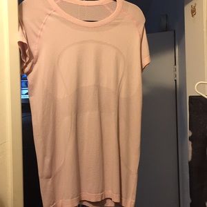 Lululemon light pink short sleeve Swiftly Tech 12